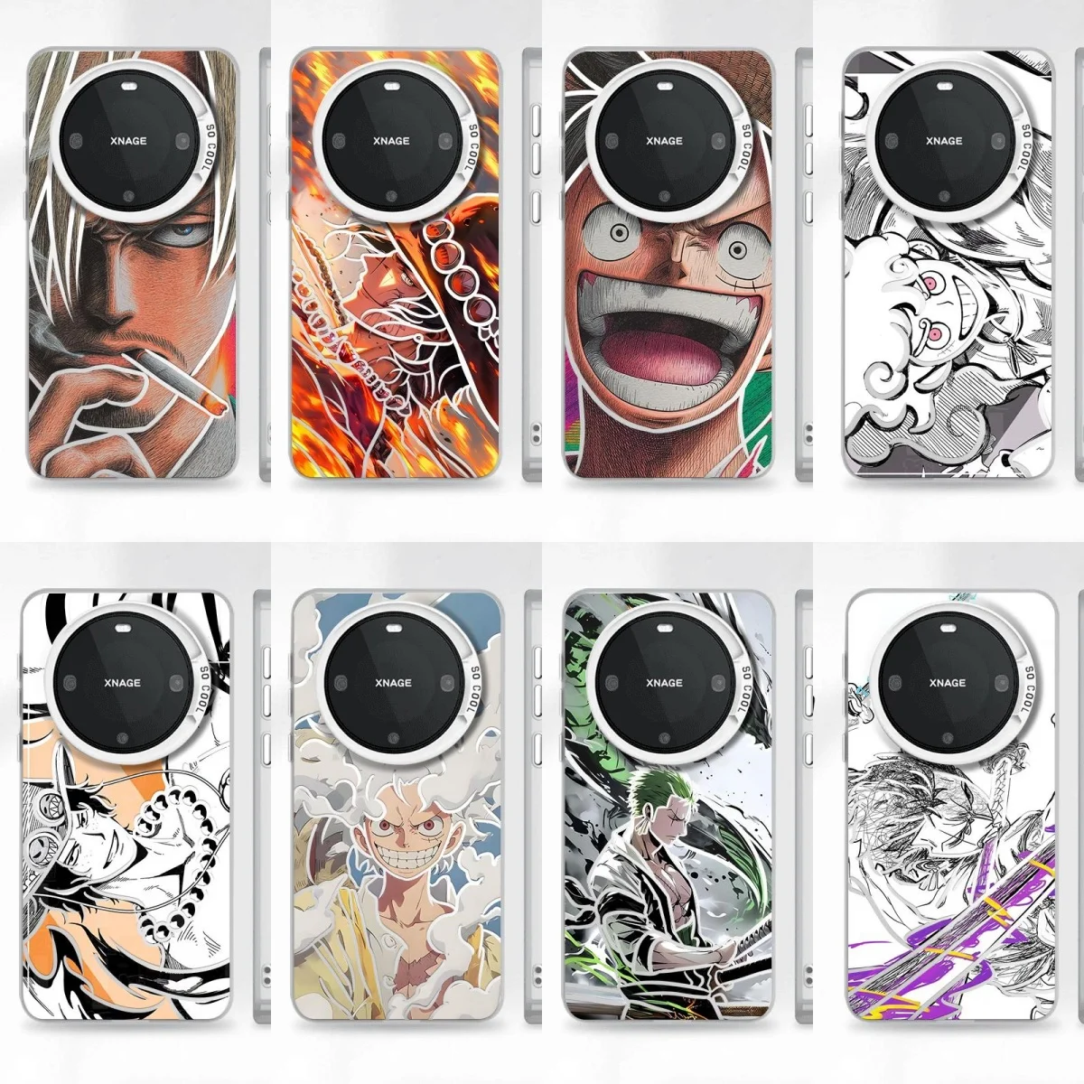Anime One Piece Luffy Phone Case for Samsung Galaxy S20 S21 S23 S24 S25 Ultra Plus FE Zoro Sanji Ace Japan Cartoon Back Cover