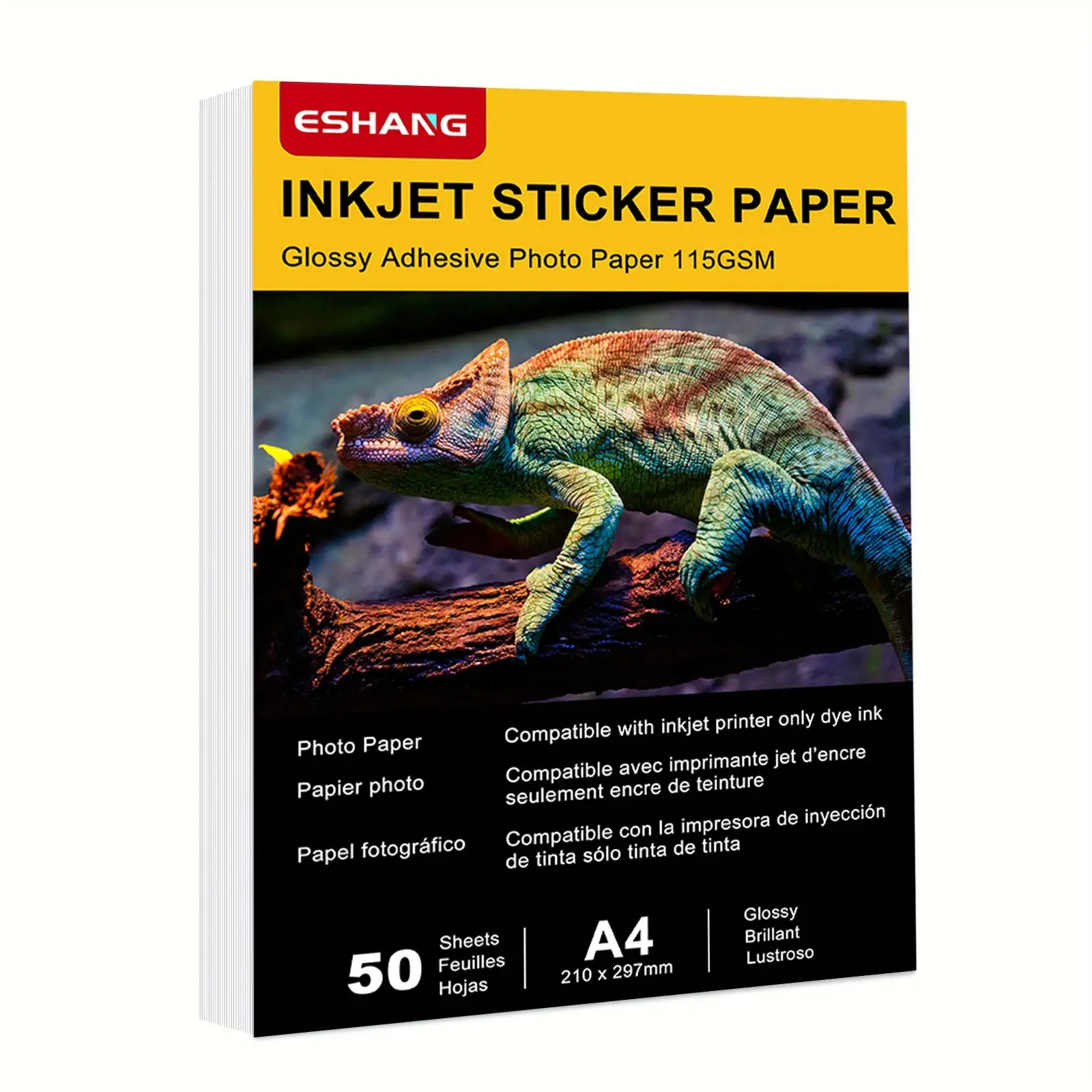 3R/4R/5R/A4 bedruckbares Aufkleberpapier für Tintenstrahldrucker, trocknet schnell und hält die Tinte wunderschön auf, selbstklebende Papierbögen – Detail 11