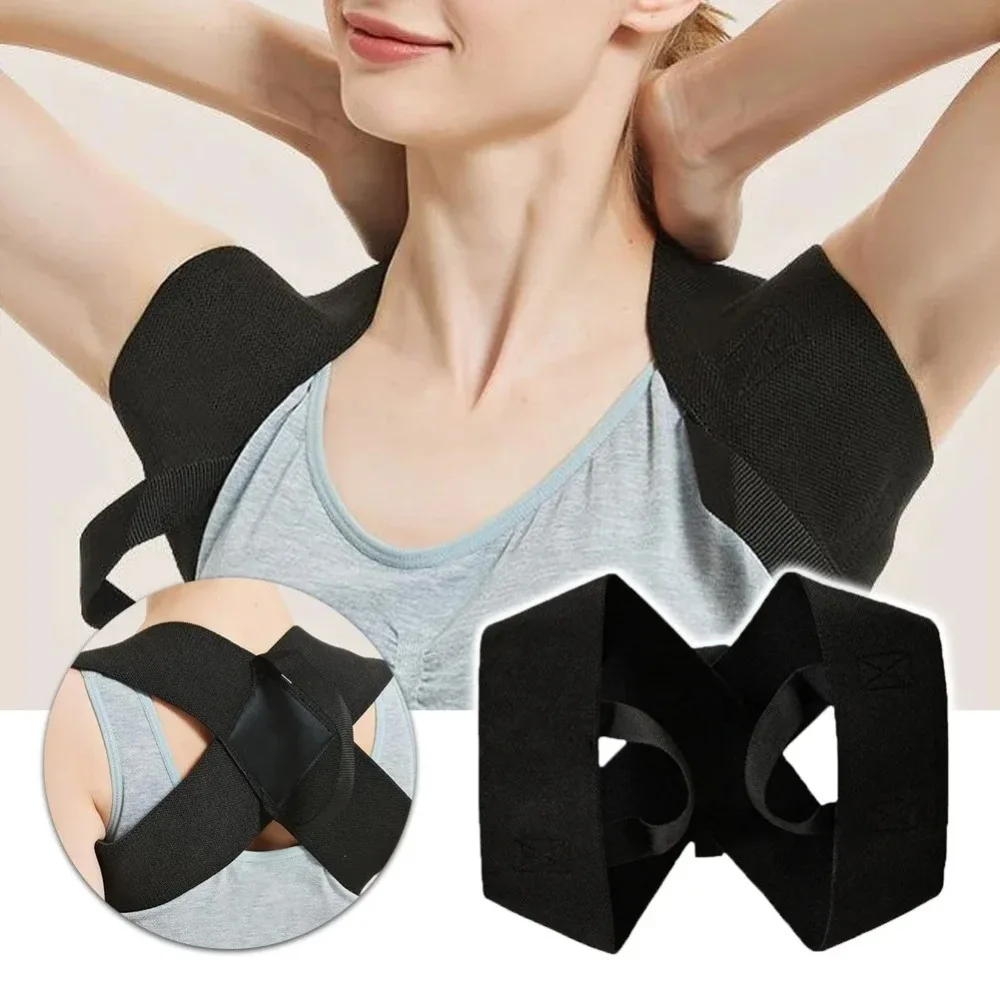 Adjustable Adult Corrective Belt Open Shoulder Invisibility Posture Corrector Belt Prevention Humpback Anti-camel