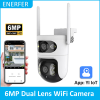 Dual Lens WiFi Camera Two-way Audio Smart Night Vision PTZ Wifi Camera Wireless Security Cctv Camera