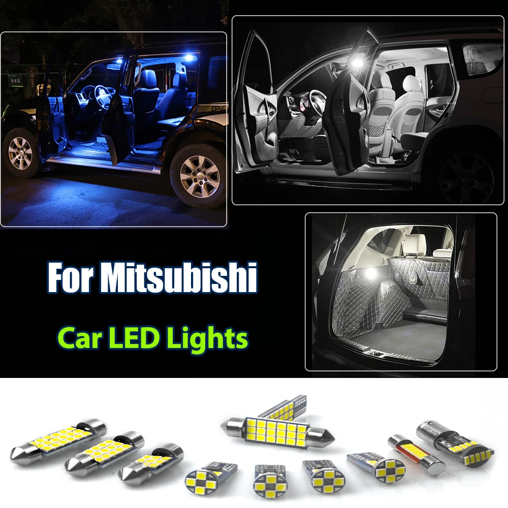 For Mitsubishi Outlander 2 3 4 Pajero 2 3 4 Io ASX Lancer L200 Triton Montero Sport Colt Eclipse Cross Car LED Light Accessories