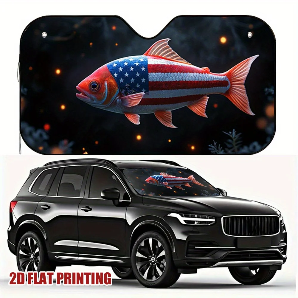 

1 шт., солнцезащитный козырек для автомобиля с независимой рыбой, повышает каждое путешествие от детского сада на встречи, смягчает проникновение луча