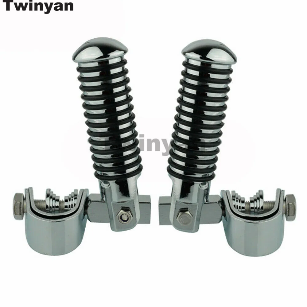 25mm 32mm Engine Guard Footpeg Foot Pegs Motorbike Part Motorcycle Highway Foot Pegs Clamp Footrest Mount Engine Crash Bar Guard