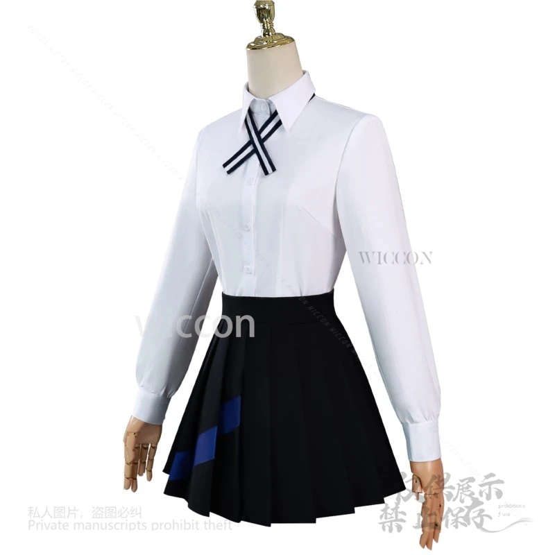 Película de Anime Gunndamm GQuuuuuuuXx Nyaann, disfraz de Cosplay JK, conjunto de uniforme escolar, pelucas, juego de rol, fiesta de Halloween personalizada 3XL