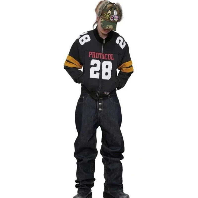 

Grailz Protocol index act - Джинсы-багги с кожаными вставками и пуговицами - Project G/R