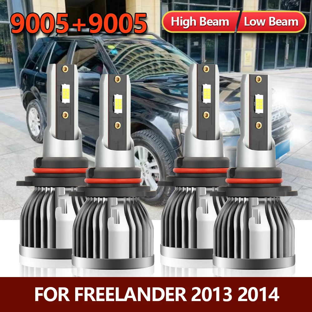 

LED Headlight Conversion CSP Bulb 110W 16000LM White High Power 6000K Headlamp Bulbs For Land Rover Freelander 2014 2013