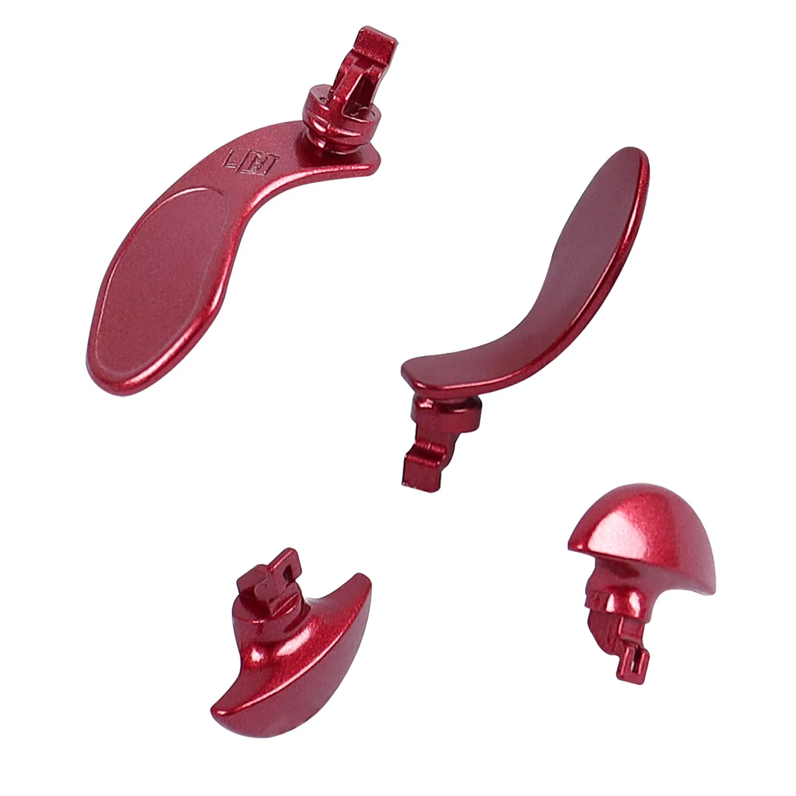 قبعات عصا التحكم المعدنية + مجاذيف الزناد المفاتيح الخلفية لإصلاح لوحة الألعاب PS5 Edge ملحقات وحدة التحكم البديلة K