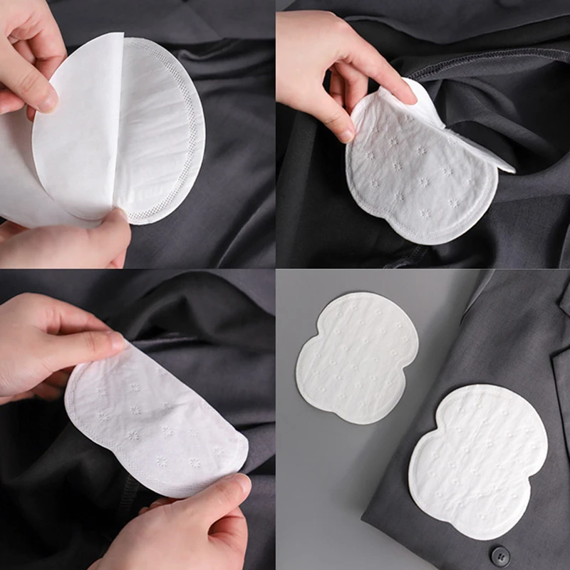 10pcs/1 bag ultra-thin breathable disposable axillary sweating patch Invisible underarm sweat pad Anti sweat clothing patch