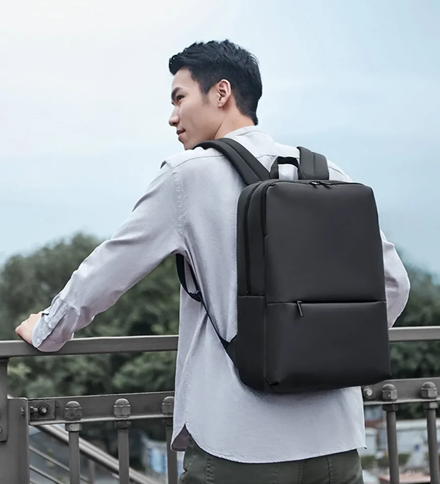 business style men laptop backpack for xiaomi MI (Black) Laptop Backpack Mochila Xiaomi Urban