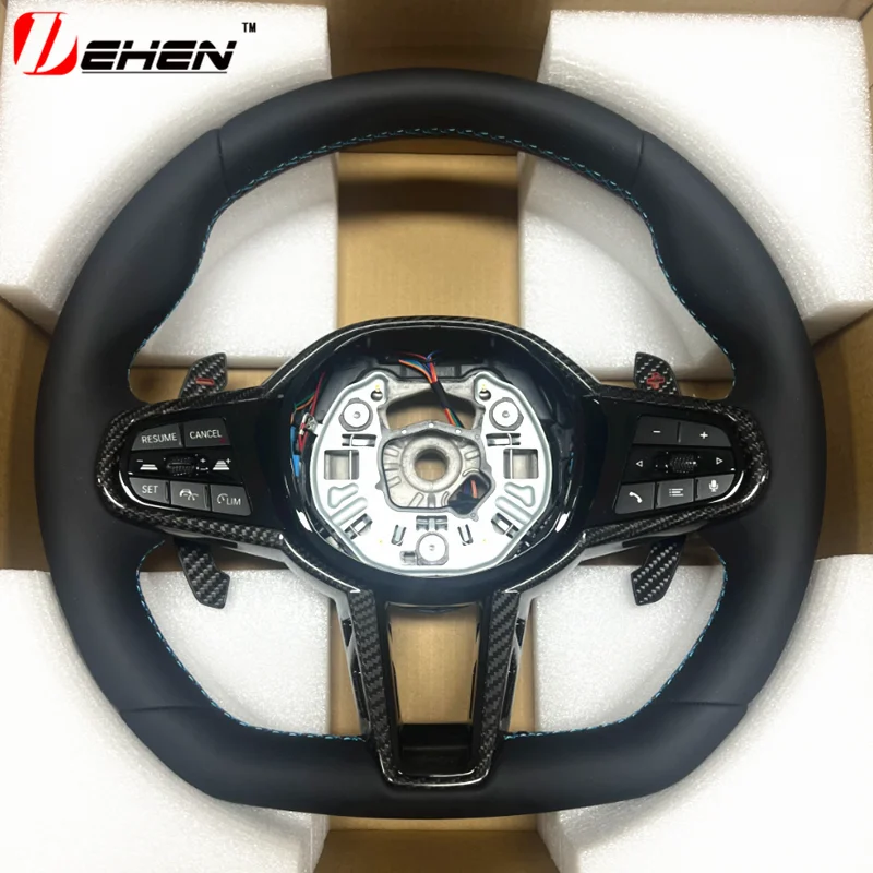 Carbon Fiber Steering Wheel For BMW 1 2 3 4 5 6 7 Series M2 M3 M4 F10 F20 F30 F15 F16 F25 F26 F01 F02 F80 F82 F87 F01 F02 F34