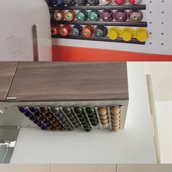 6 Pcs For Nespresso Dolce Gusto Vertuoline Coffee Capsule Holder For Any Coffee Pods Cafe Pods Shelf Capsule Storage Racks