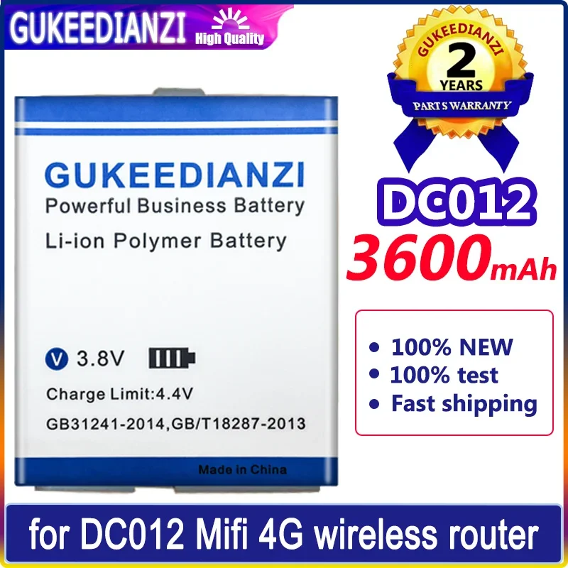 

Аккумулятор GUKEEDIANZI 3000mAh/3600mAh для DC028 DC012 Mifi 4G аккумуляторы беспроводного маршрутизатора