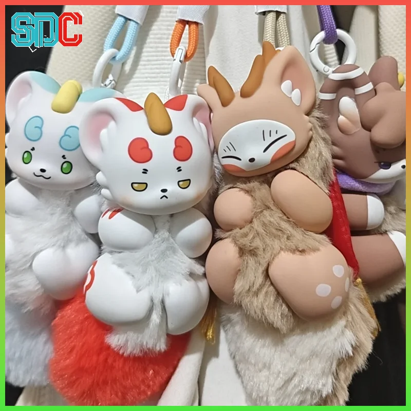 

В наличии Fabulous Beasts Palm Have Spirit Series слепая коробка ручной работы из натуральной милой сумки keyclain кукла плюшевая игрушка подарок на день рождения