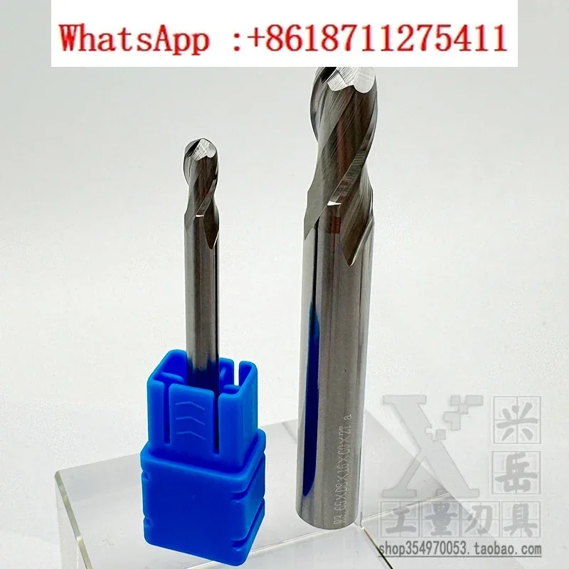 Tungsten steel ball end milling cutter R2 R2.05 R2.1R2.2R2.25R2.3R2.35R2.4R2.45 alloy ball cutter