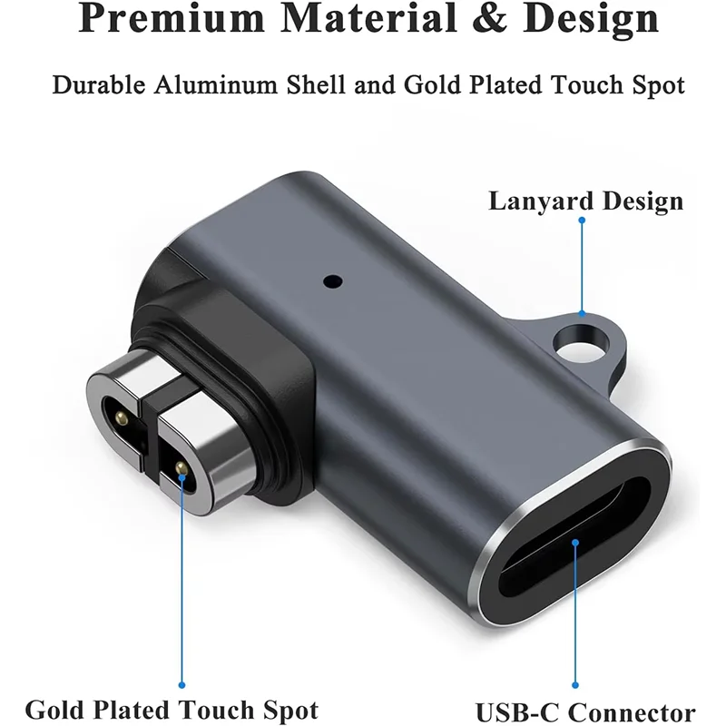 شاحن مغناطيسي من النوع C محول شحن لما بعد Shokz AS800 S803 OpenRun Pro AS810 OpenComm ASC100 سماعات توصيل العظام