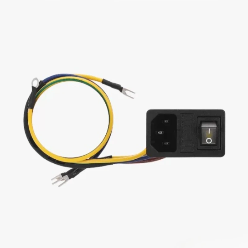 Power Switch Socket Assembly With Wiring Harness For Bambu Lab A2L 3D Printer Power Input