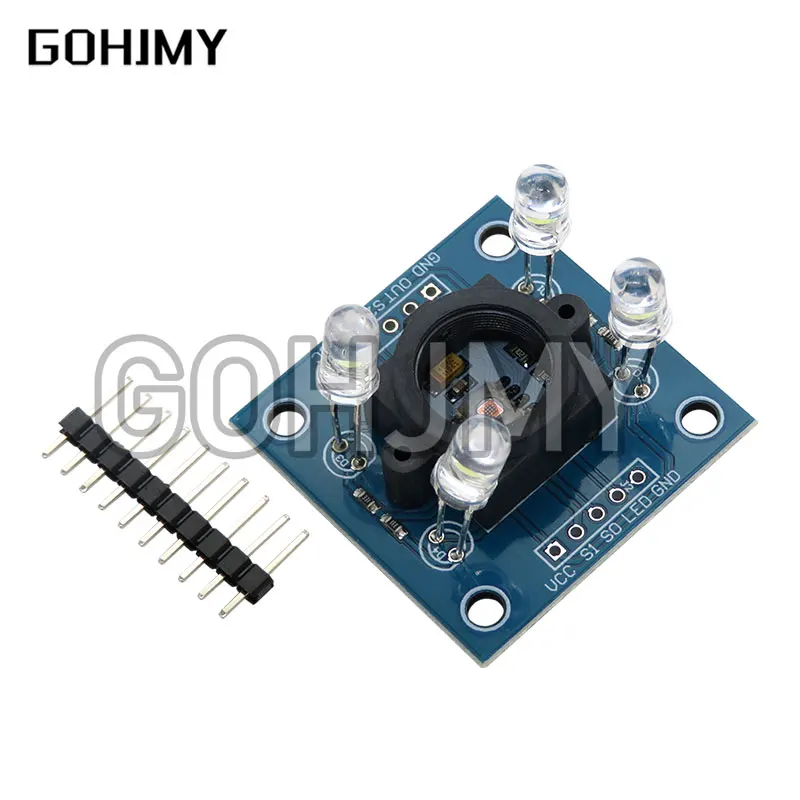 GY-31 modul detektor TCS3200 Aksesori Sensor pengenalan warna UNTUK modul Sensor pengenalan Arduino TCS230 TCS3200
