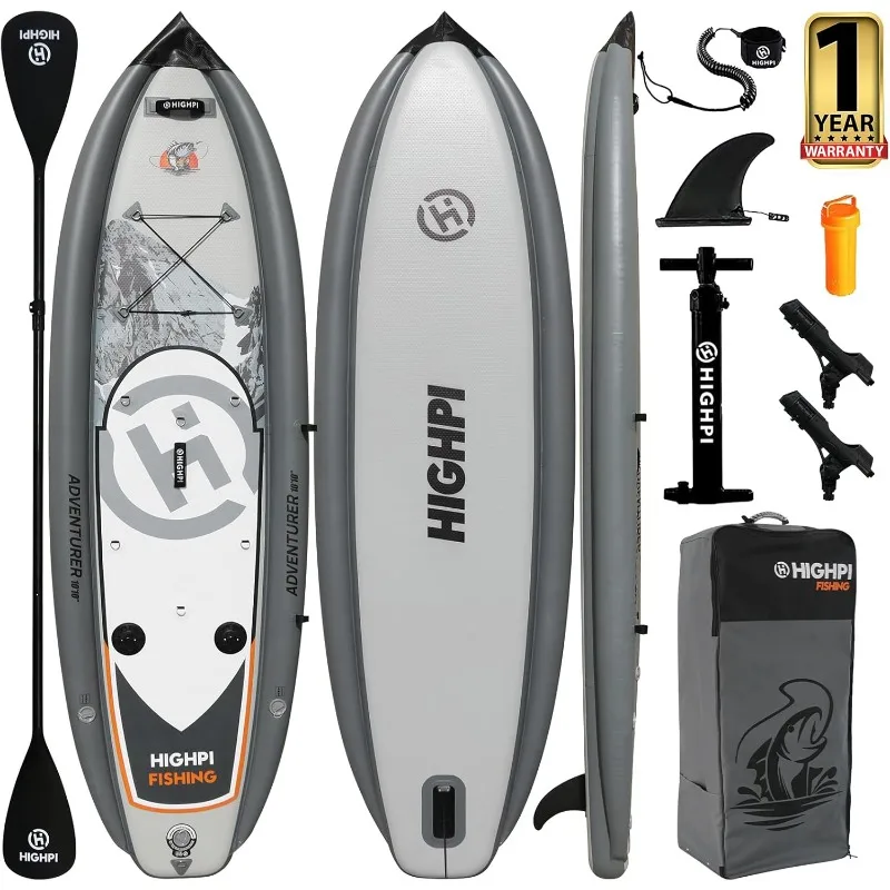 Inflatable Stand Up Paddle Board 11'x33''x6''W Premium SUP Accessories, Backpack, Wide Stance, Surf Control,Non-Slip Deck