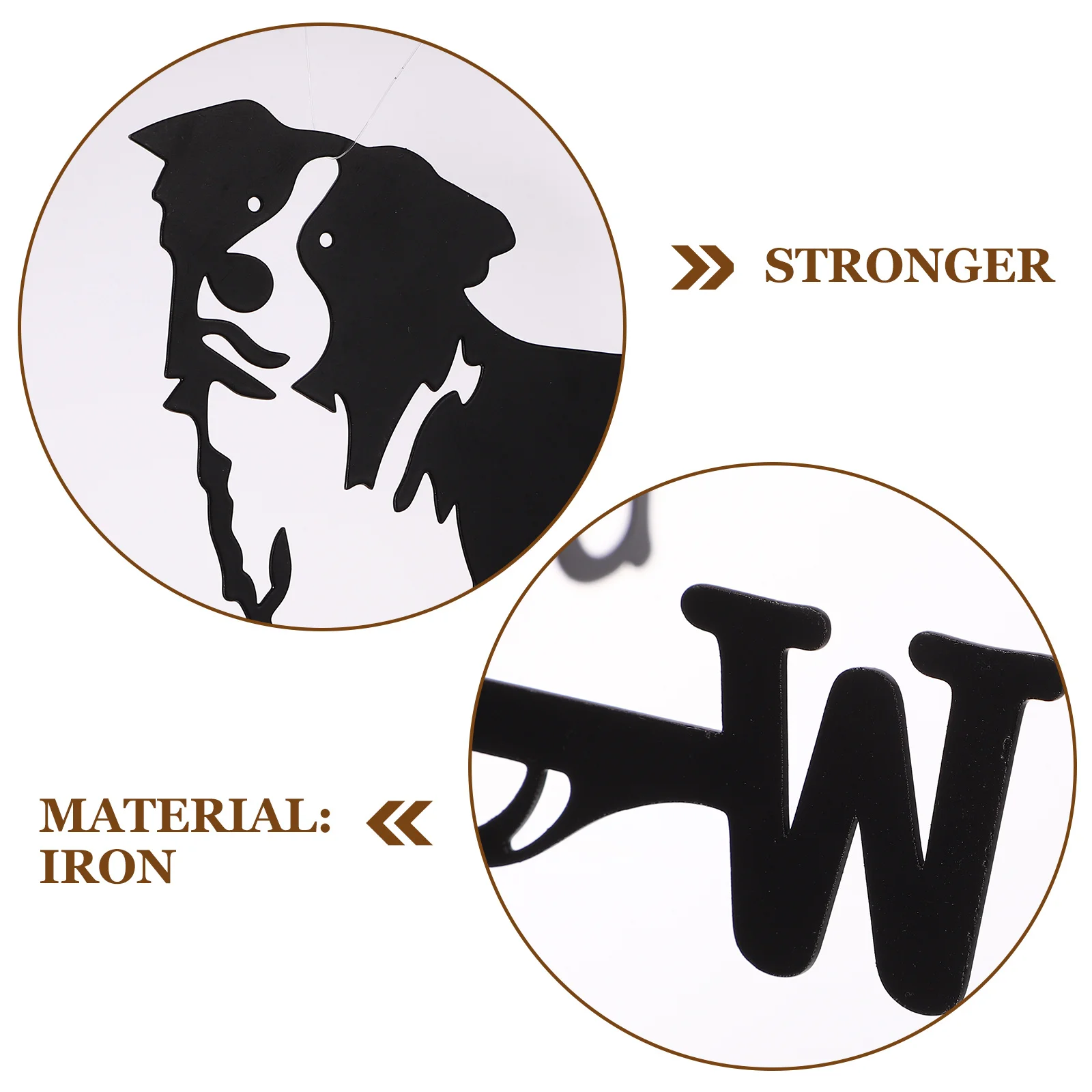 

Iron Animal Wind Vane Metal Weather Vane For Outdoor Garden Decoration Yard Stake Roof Mount Wind Direction Indicator