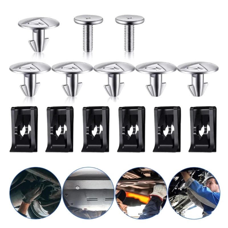 Lower Engine Cover Bolt Pin Screws Bolt Fasteners Precisely Fit For 90674TY2A01 