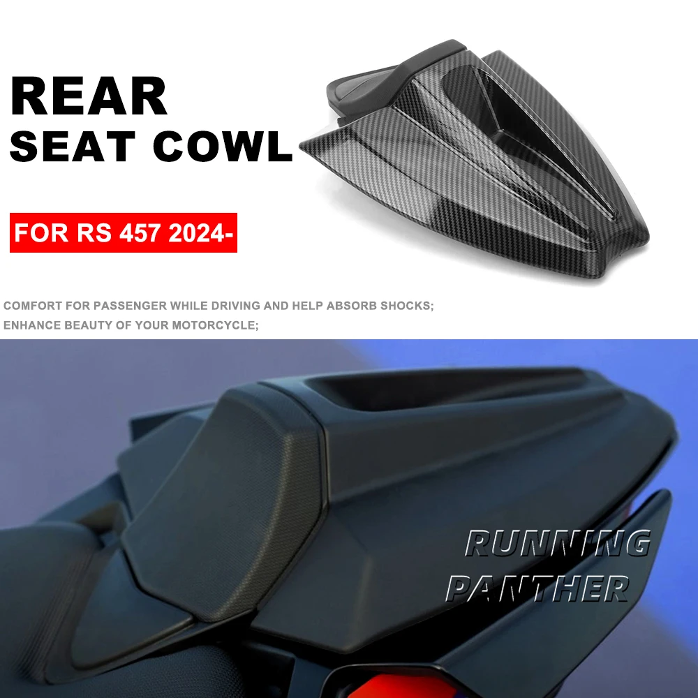 

2025-2024 New FOR RS457 Motorcycle Accessories Rear Seat Cover Pillion Cowl Solo Fairing Perfect Fit For Aprilia RS 457 2024-