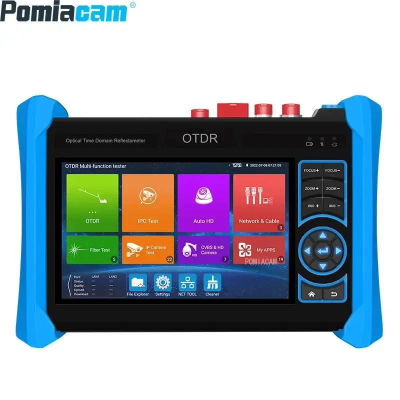 

MT-6810 5.4 Inch Multifunction Handheld OTDR IP CCTV Fiber Tester & 8K H.265 CCTV IP AHD CVI TVI OPM VFL Cable Fiber Tester