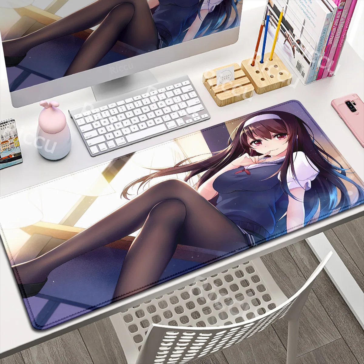 Hot Anime Saekano How to Raise a Boring Girlfriend Mouse Pad HD Printing Large Game Official mousepad Computer Desk Non-slip Pad