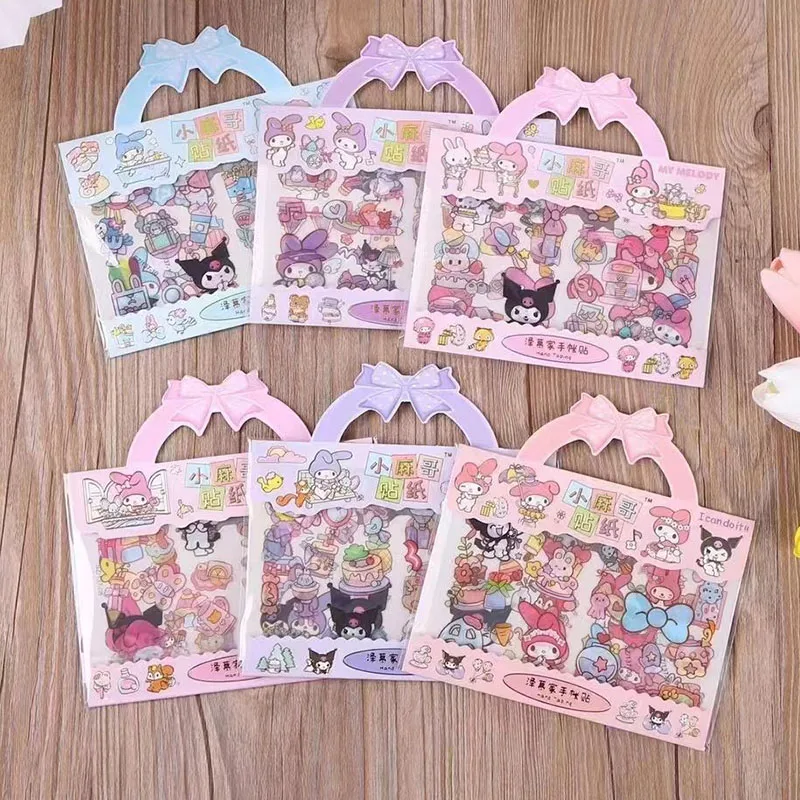 30 Pack/Lot Sanrio Cartoon Kuromi Melody Sticker Cute Scrapbooking DIY Diary Trang trí Sticker Album Stick Label