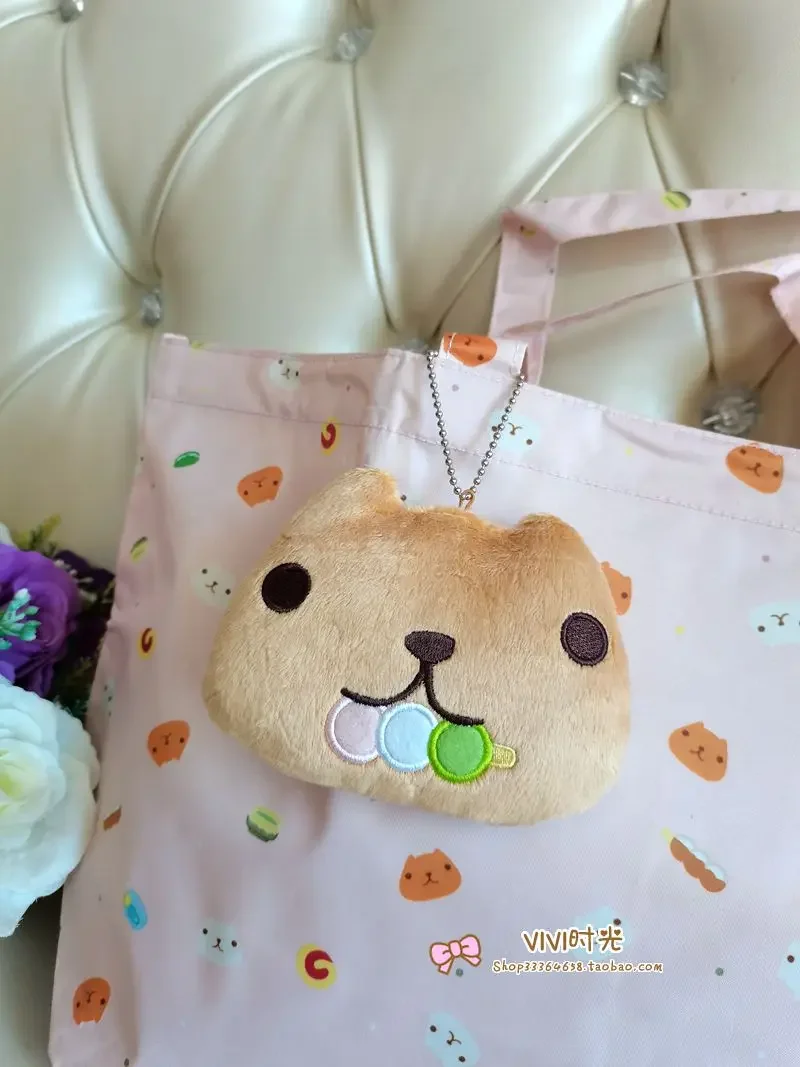 Torebki kapibara Kapibarasan z breloczkiem zestaw torebek dla kobiet Cute Kawaii Toto Lunch Bag Top damski rama do torebki