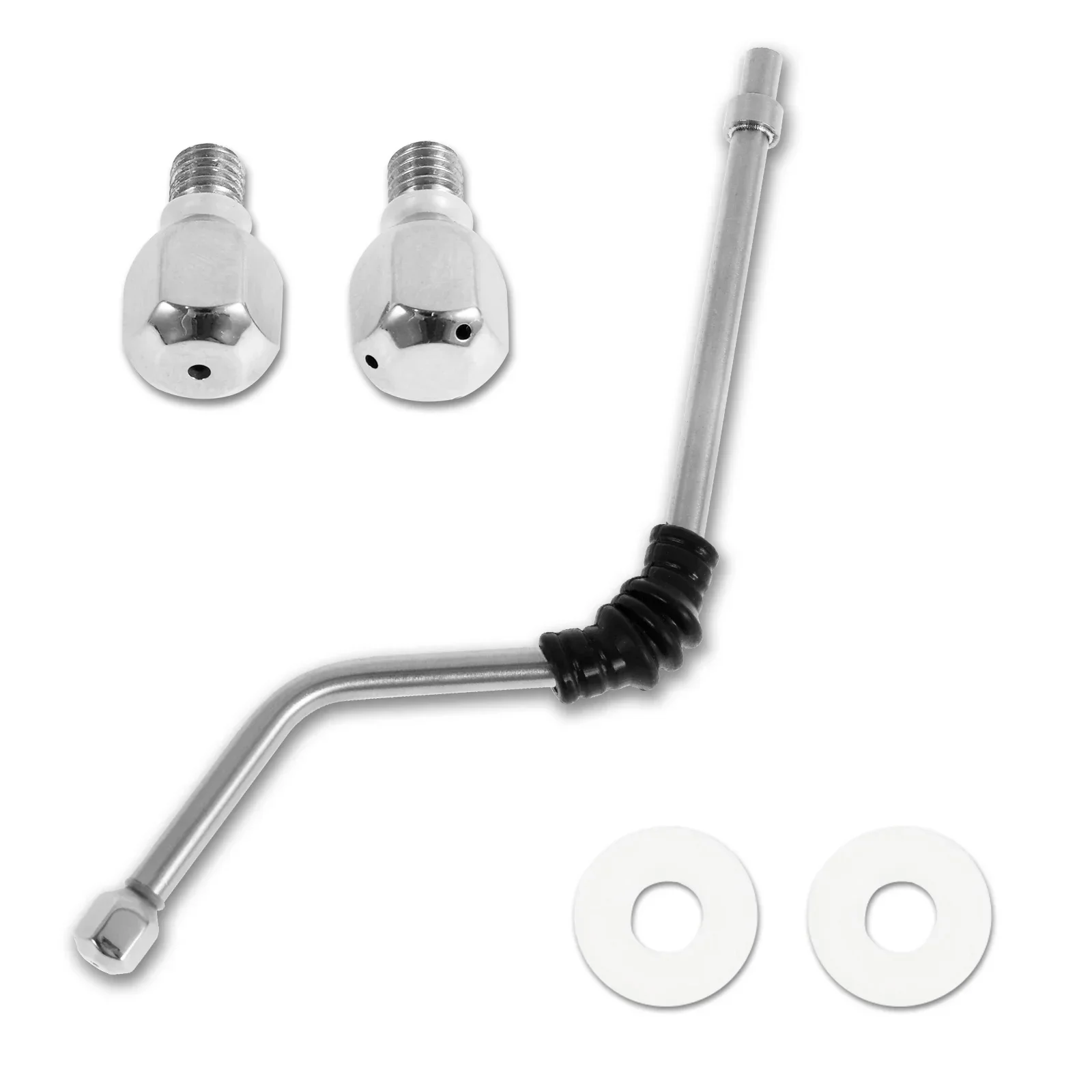 

Stainless Steel Steam Wand with Single and Triple Hole Tip Nozzle Portable Replacement Steam Wand for GAGGIA VIVA Coffee Machine