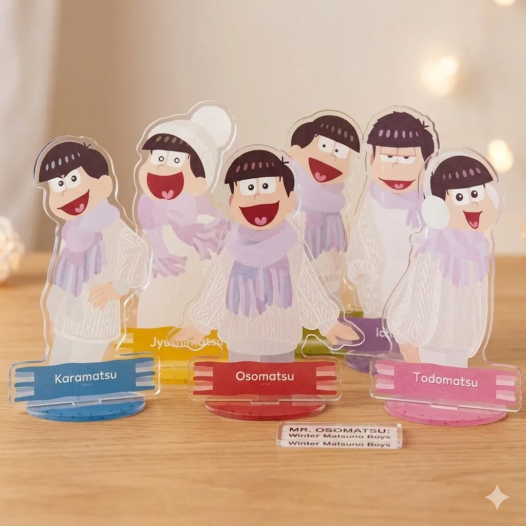 Osomatsu san Ichimatsu Matsuno 15cm Acrylic Stand Plate Keychain Anime Boy Figure Desktop Display Decor Toy Collection Gift