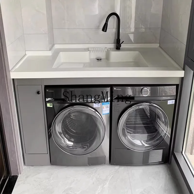 

HJ сотовый алюминиевый балконный шкаф, большая стиральная машина для бассейна, стиральная машина, встроенная комбинированная умывальник для резки угла