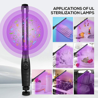 30 LEDs Portable Ultraviolet Sterilizer UV Germicidal Disinfection Lamp Handheld Germicidal Lamp For Home Office