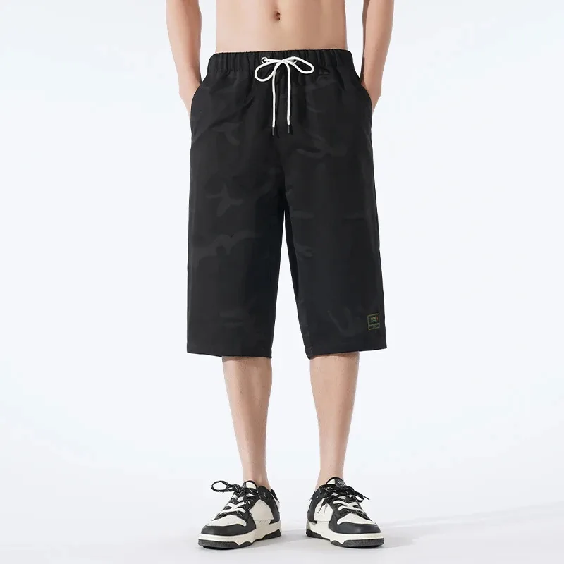 

Новые простые мужские повседневные шорты, летние спортивные удобные модные камуфляжные мужские капри-карго с несколькими карманами