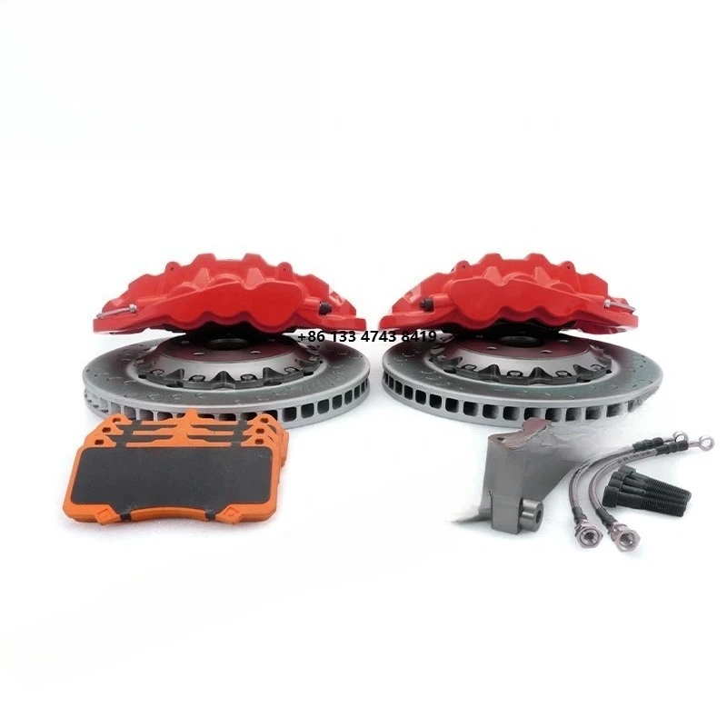 

Auto Upgrade Parts 8520 Front 380-410mm Brake Caliper Kit 6 Piston Brake Disc
