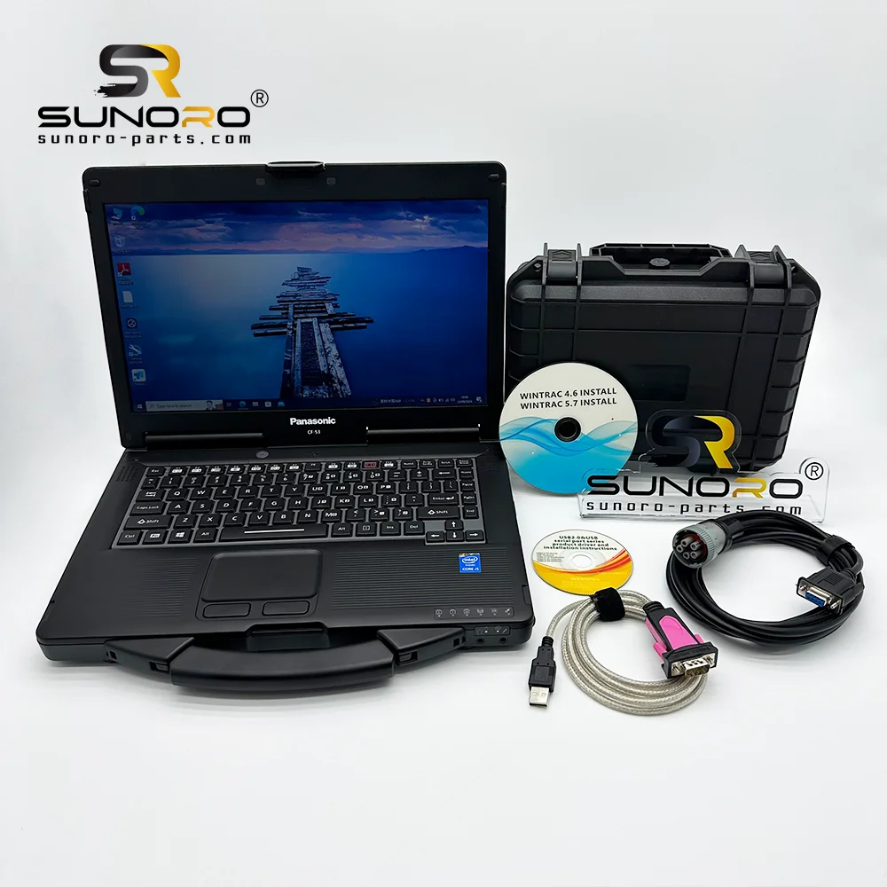NEWNew Thermo King Diag Software Truck Diagnostic Service Tool for Excavator Wintrac 4.6 & 5.7 Compatible with CF-53 Laptop