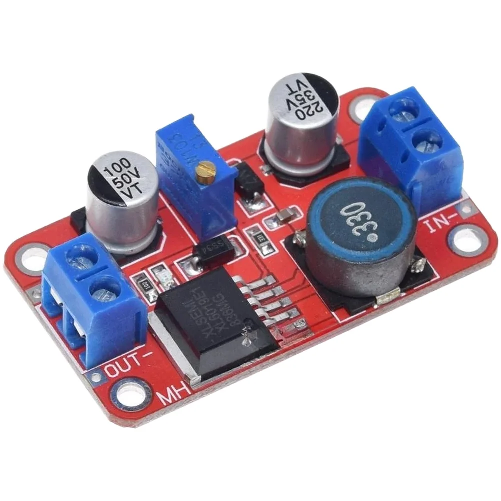 1pc XL6019 DC-DC Step Up Power Module Adjustable Power Supply 3V-40V To 5V-45V Integrated Boost Power Module For EPCs