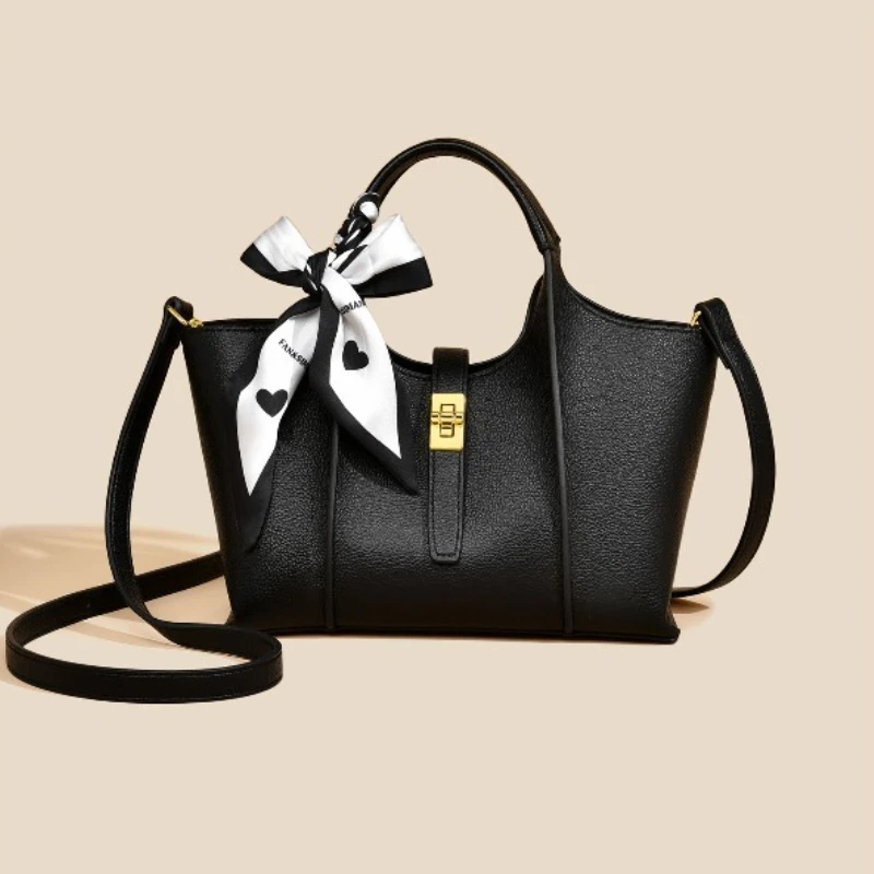 

Популярная элегантная кожаная большая сумка для женщин, модная сумка через плечо, известный дизайнер люксового бренда