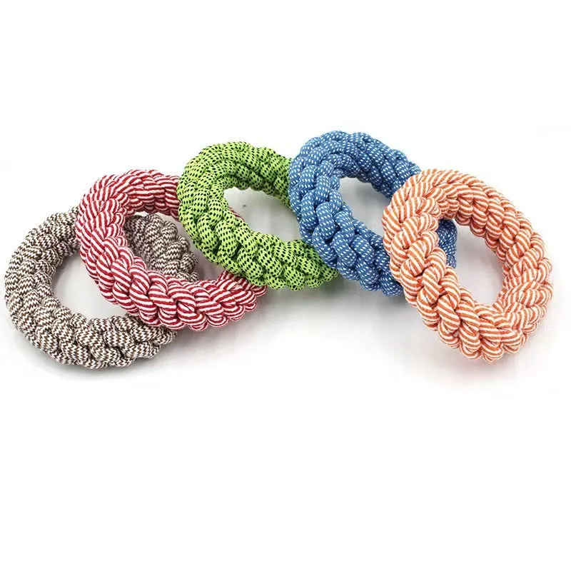 Pet Dog Cotton Rope Toys Durable Chew Bite Resistant Pet Toys for Medium Large Dogs Golden Retriever Pitbull Labrador Supplies