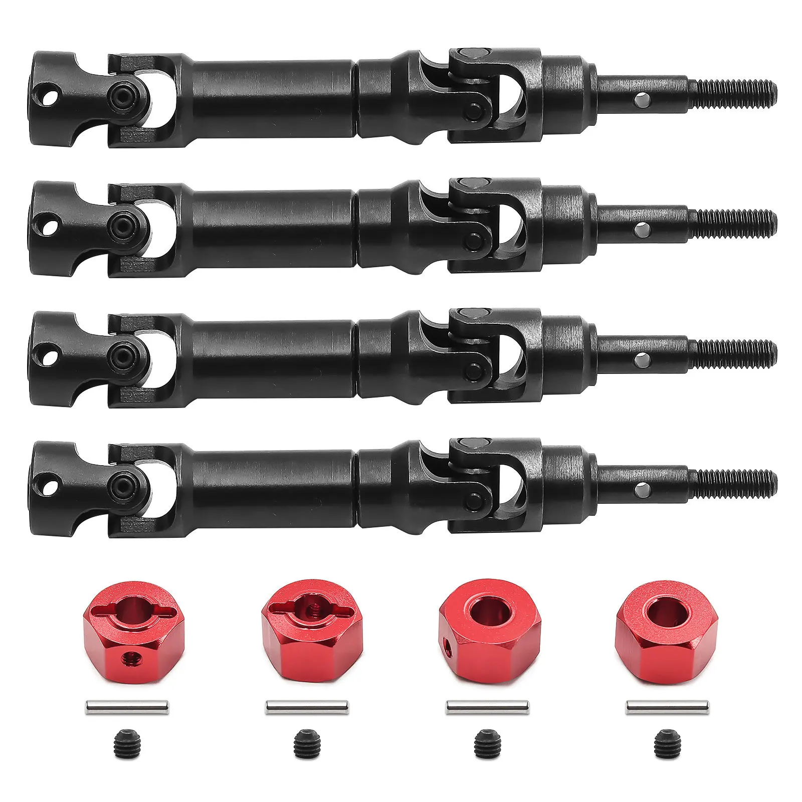 Alberi di trasmissione anteriori e posteriori CVD in acciaio per Traxxas Mini Maxx