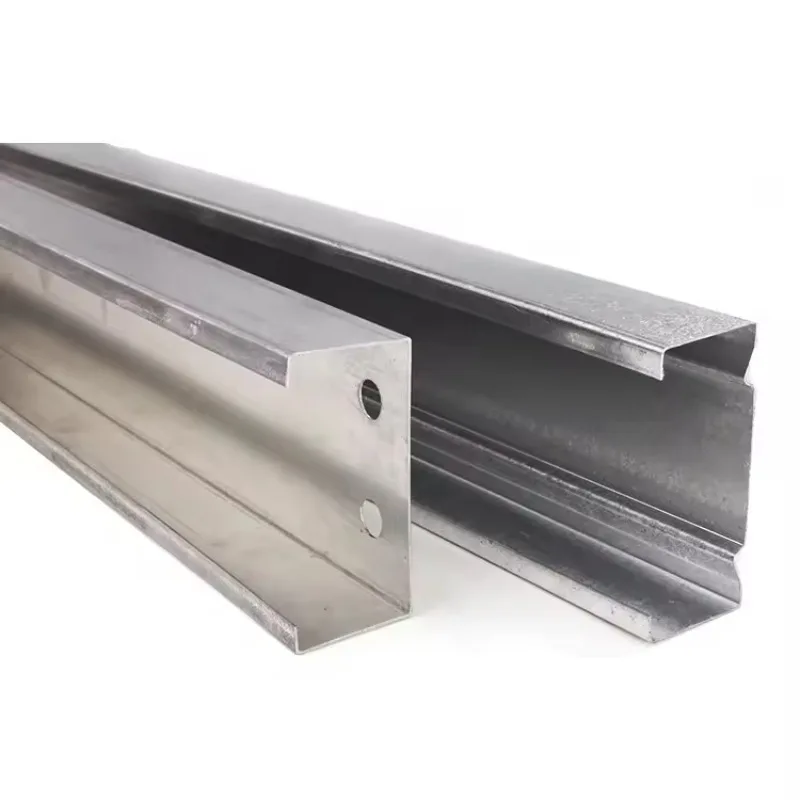

Cold Formed Slotted Strut Channel Profile for Solar Panel Mounting Bracket Highly Resistant Galvanized C Channel