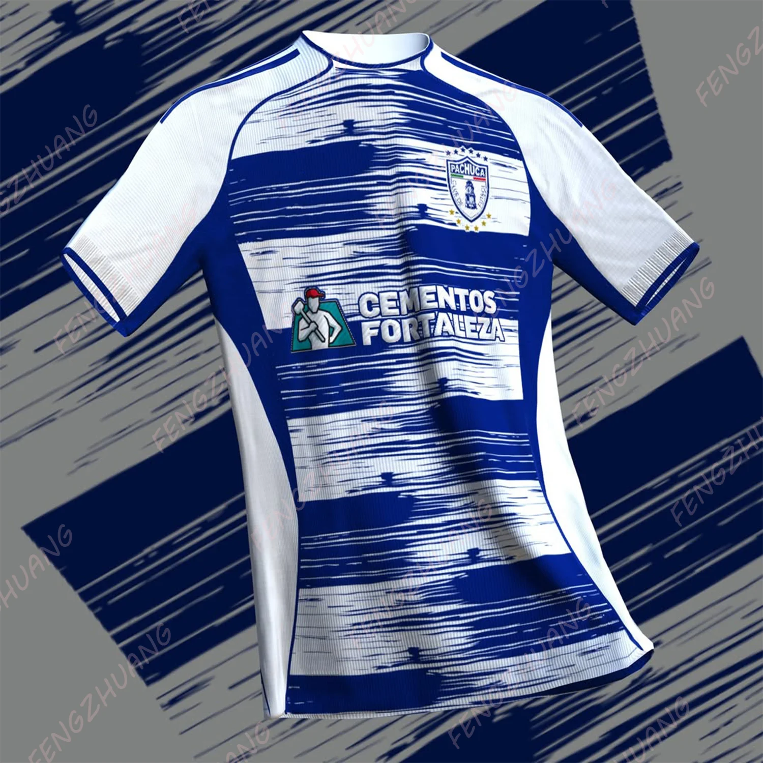 2025 Pachuca cementos fortaleza Concept Kit Juniors Outdoor Quick Dry Soccer Jersey Summer Classic Loose Jersey T-Shirt New