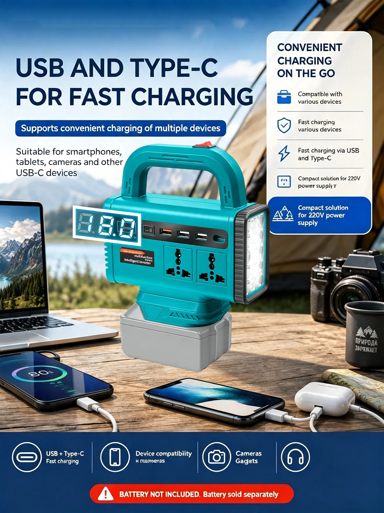 Makita 18 V Batarya için 150 W - Outdoor Power Vac incelemesi ve fiyatı