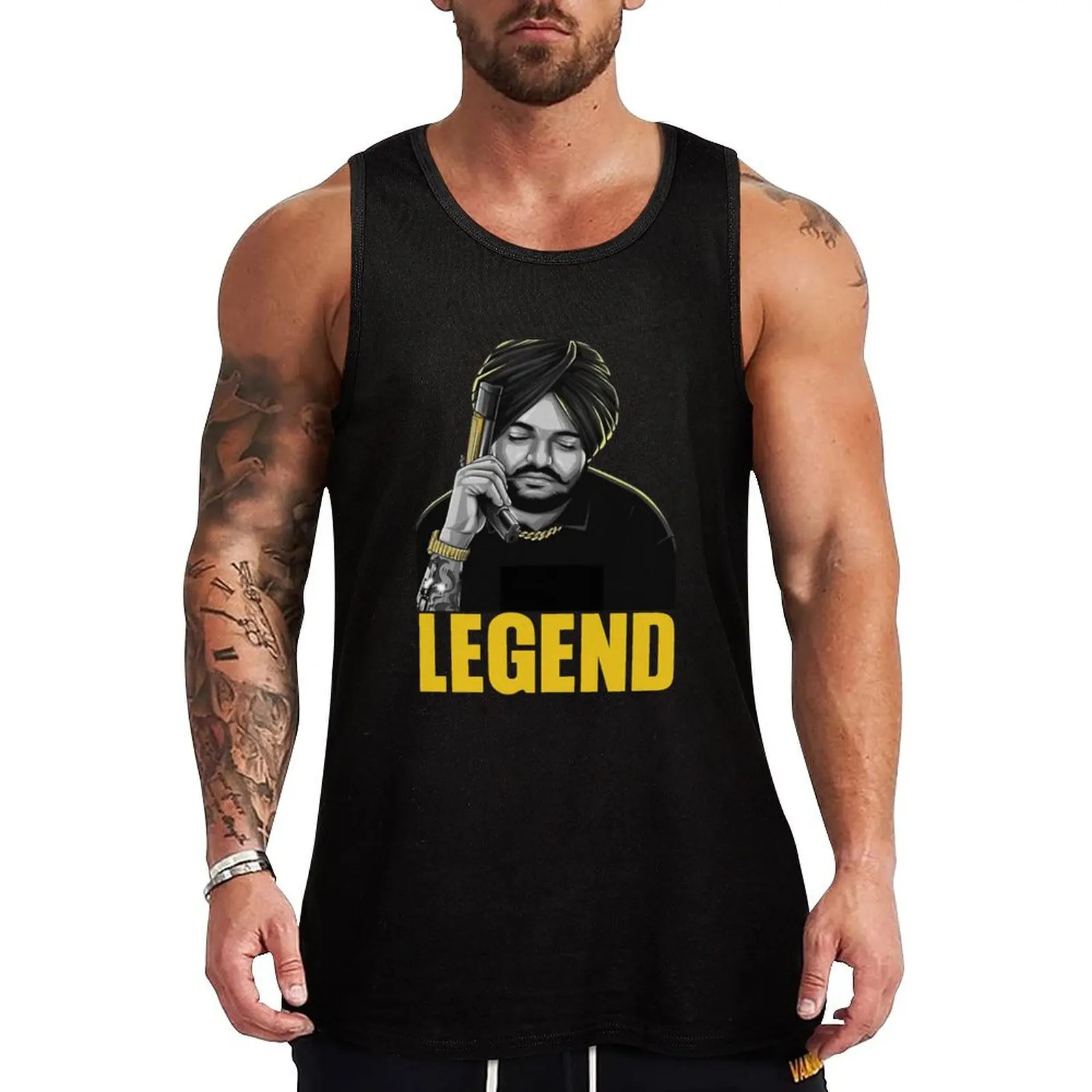 

Legend Sidhu Moose wala Tank Top Comfort Stretch Tank Top Relaxed Fit Sleeveless