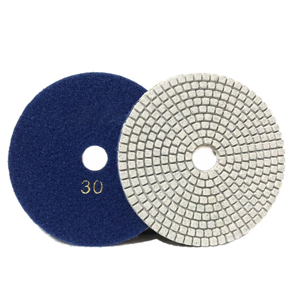 

Diamond Polishing Pad Grinding Marble Transition Tool 125mm 5Inch Concrete Discs Dry/wet Flexible Floor Restoration