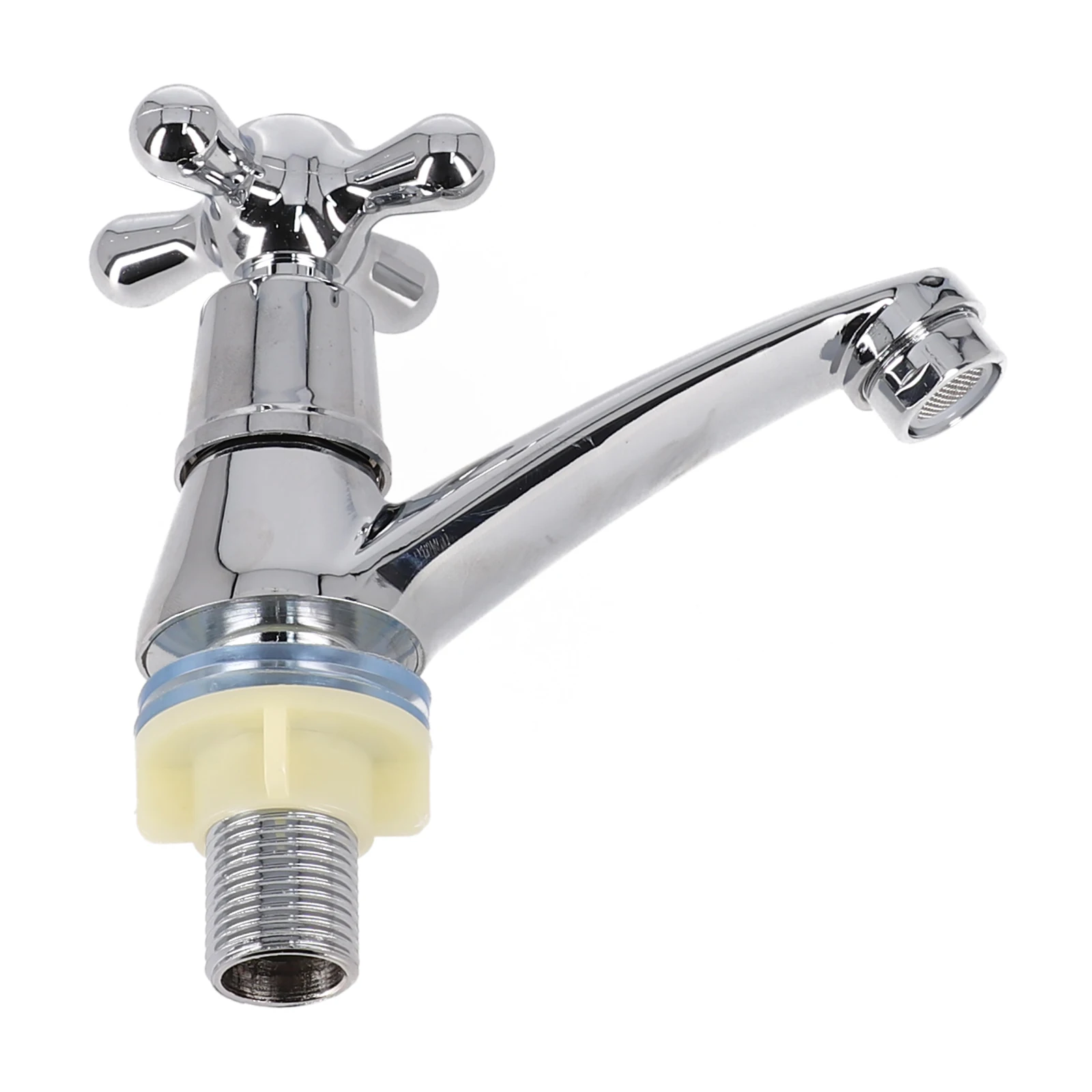 1pcs Bathroom Faucet Zinc Alloy Wash Basin Faucet Quick Open Single Cold Water Tap  Single Cold Bathroom Fixture