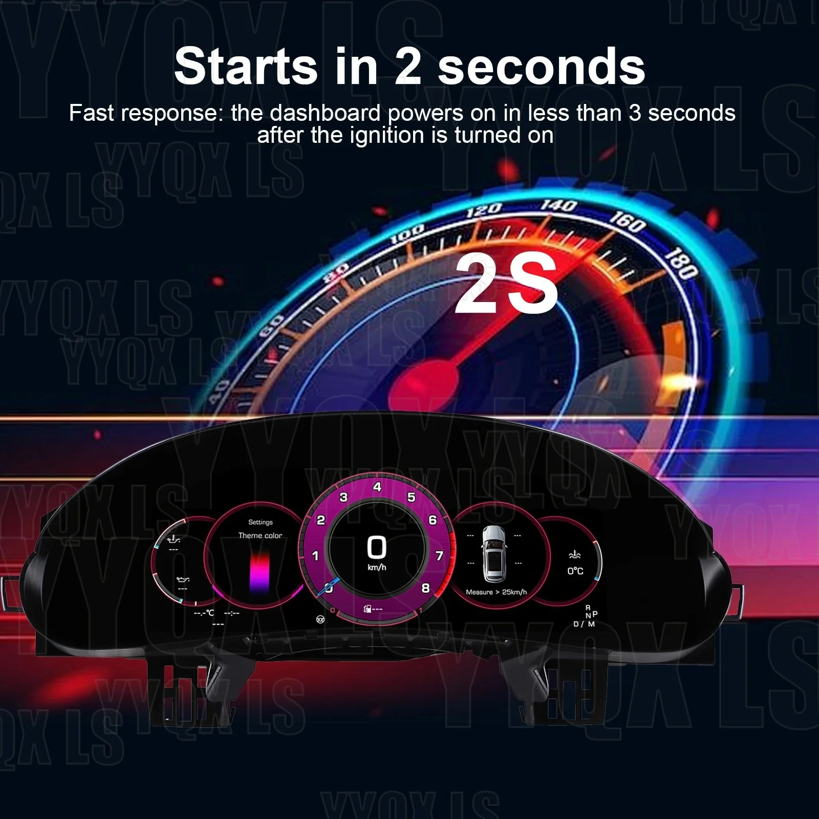 For Porsche Cayenne 2005-2009 Car LCD Dashboard Digital Cluster Virtual Cockpit Instrument Speedometer Multifunctional carplay