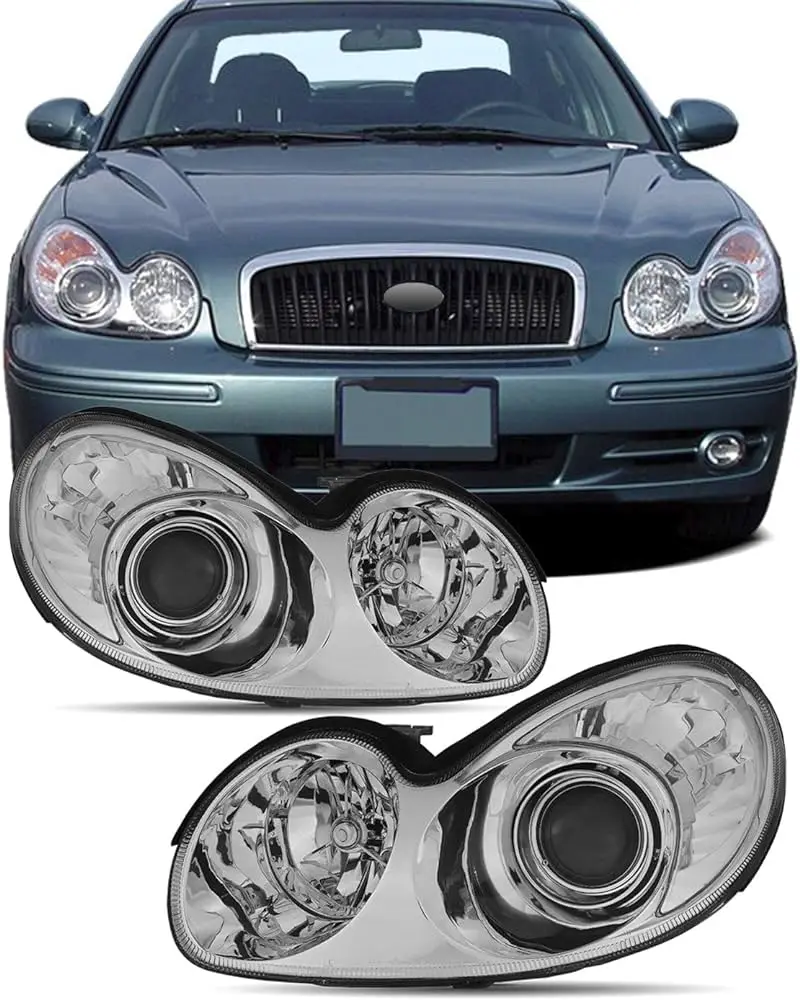 Headlight Head Lamp For Hyunda SONATA 2002 2003 2004 2005 CAPA Certified Headlamp Front Light HY2502126 92101-3D050