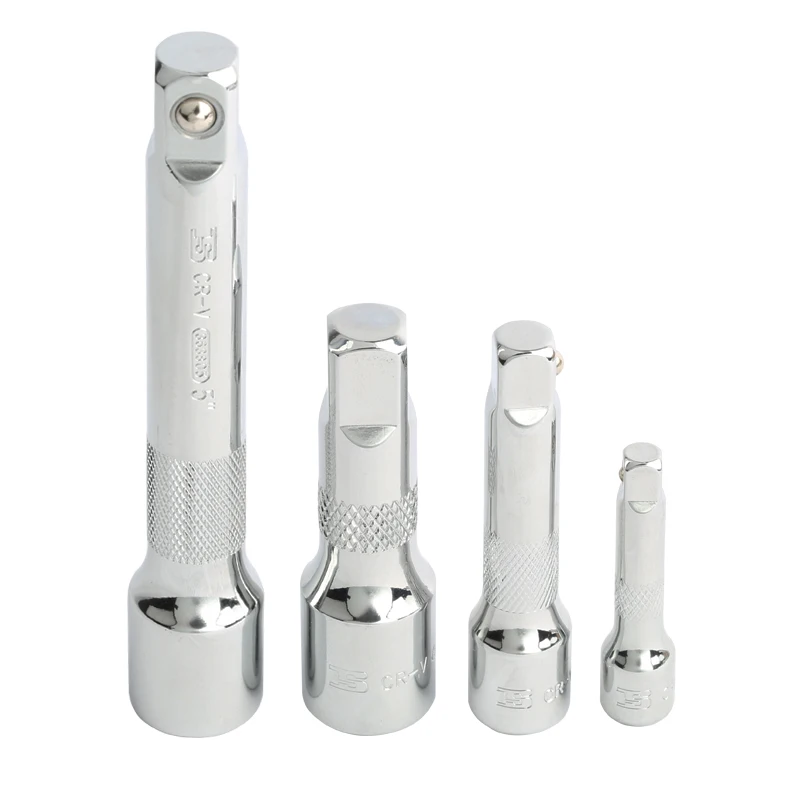 Sleeve Connection Adapter Rod 1/2 12.5mm Socket Ratchet Wrench Extension Lengthening Short Connecting Rod Tool Accessories Set