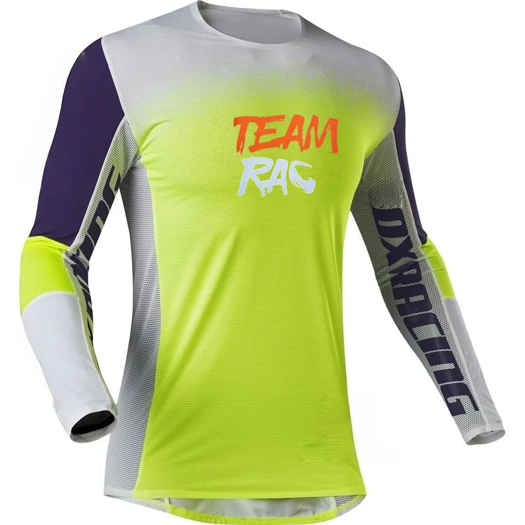 

Хит продаж: 3D-футболка с длинным рукавом для мотоциклистов, быстросохнущая, дышащая, для мужчин и женщин, модная велоодежда